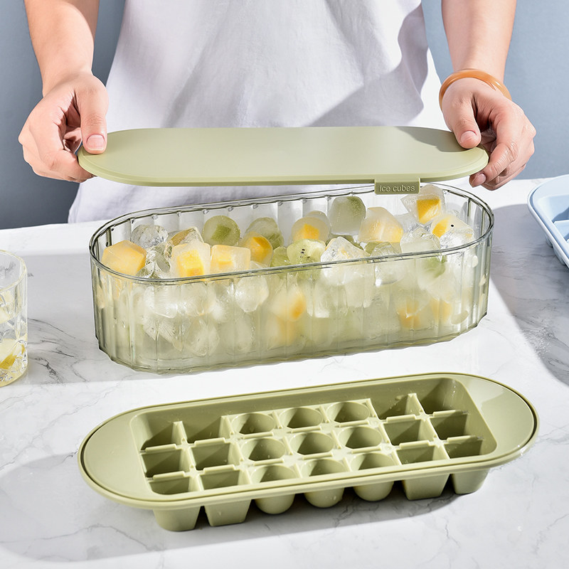 Japanese ice storage box homemade ice box silicone ice sheet mold household frozen ice block artifact freezer