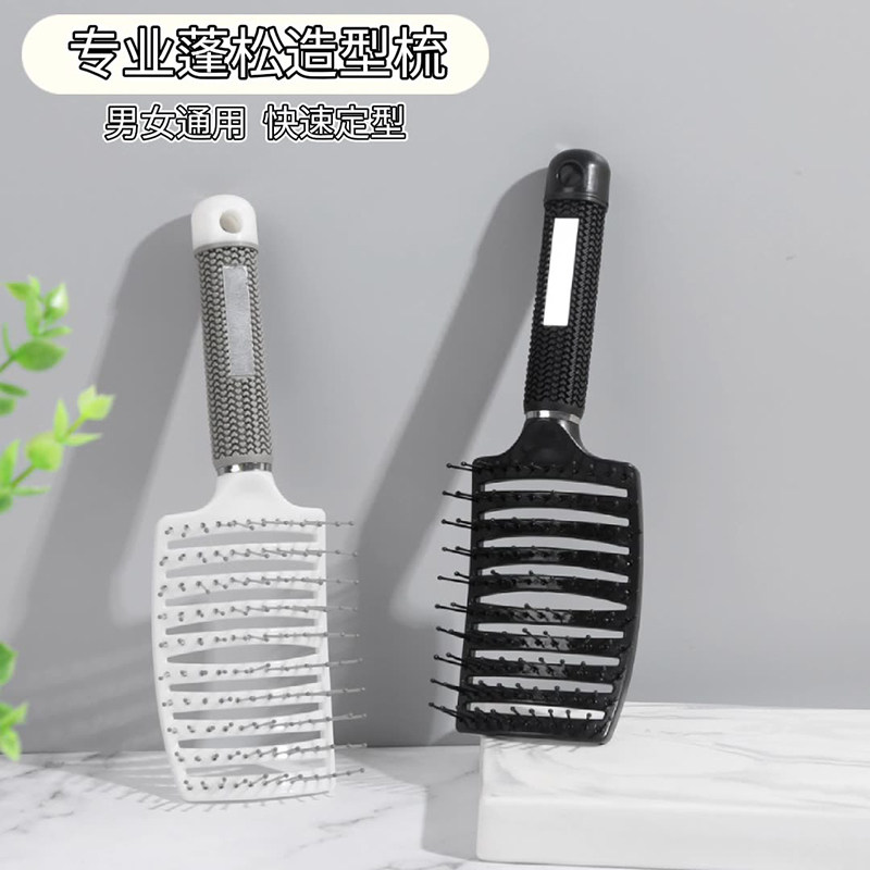 Large bending bone comb female hair rooted fluffy artificial hair hair hair hair hair hair comb
