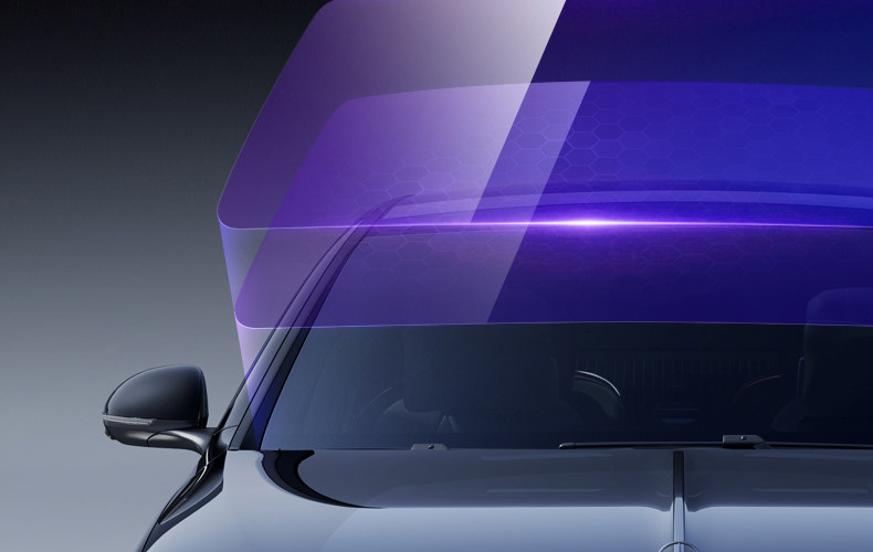 Imperial Insulation Purple Film Car Window Tint Sunscreen Heat Insulation Solar Film Front Windshield Anti-Explosion Privacy Full Car Film