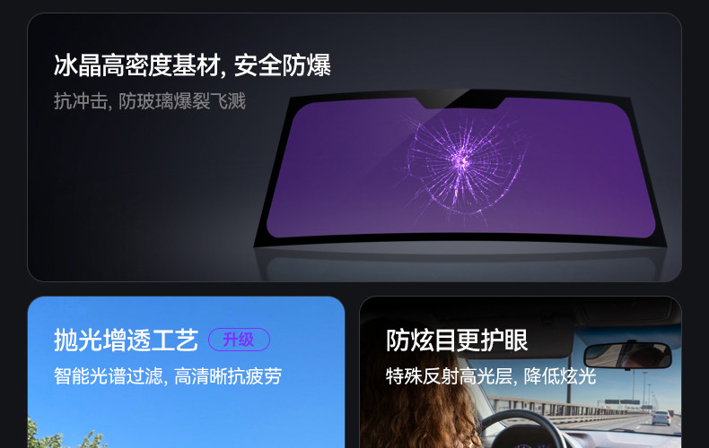 Imperial Insulation Purple Film Car Window Tint Sunscreen Heat Insulation Solar Film Front Windshield Anti-Explosion Privacy Full Car Film