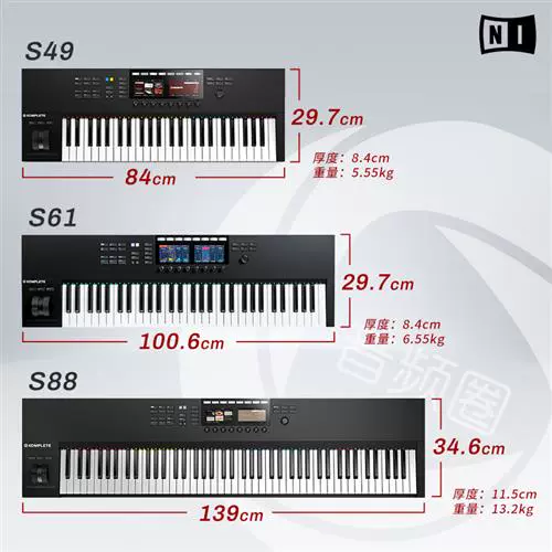 Audio Circle Preferred Komplete Kontrol S49 S61 S88MK2 MIDI -контроллер клавиатуры