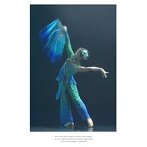 New Yangko Dance Costume Orchid Award Qiu Si Same Style Adult and Childrens Dance Performance Costume Chanting Lotus Fan Dance Art Examination Costume