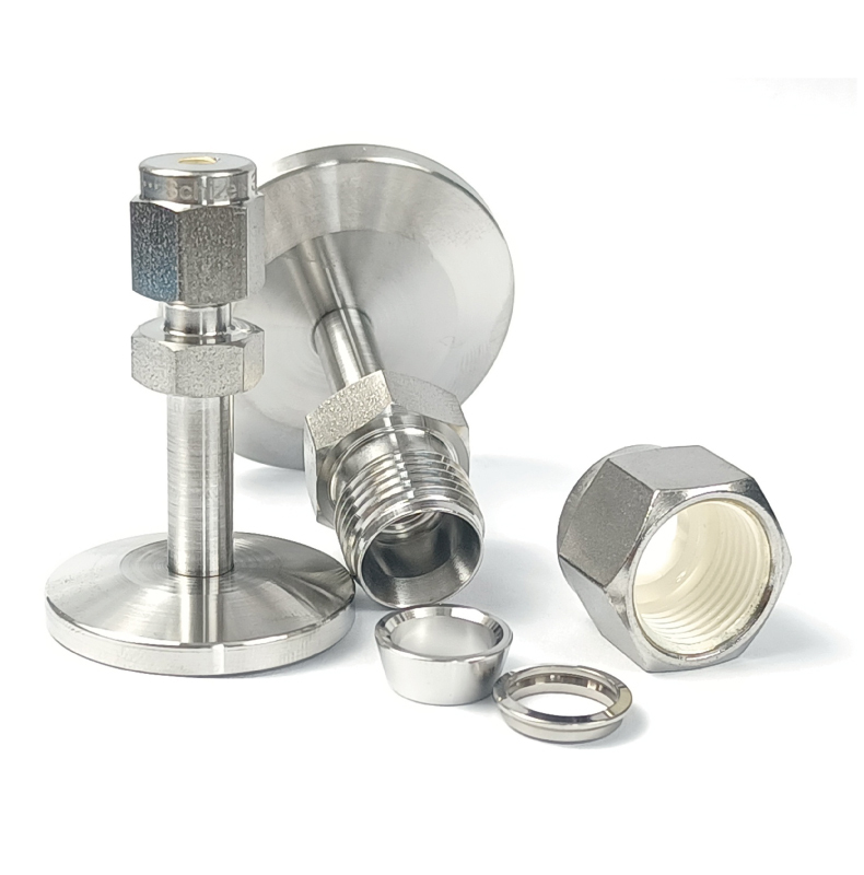 Kf/Nw Flange 10 16 25 40 50 to 3mm 6mm 1/8 1/4 3/8 1/2 Ferrule