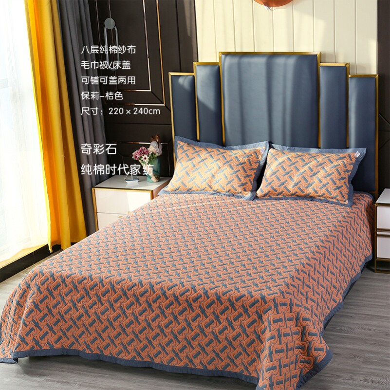 Bed cover light extravagant high-end sensation level Chinese atmosphere pure cotton tatami bunk bed with new brand wind dust-proof ground floor size