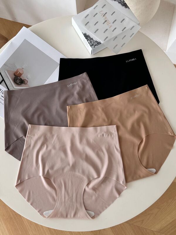 Lap New Style Foundation-Like Skin-Feel Seamless High-Waisted Panties Invisible Lightweight Breathable Women's Briefs