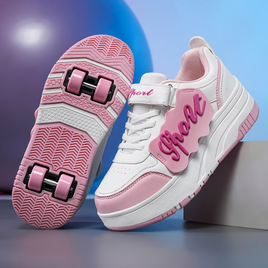 暴走鞋女童2025秋冬季新款儿童运动四轮女孩中大童溜冰爆走轮滑鞋