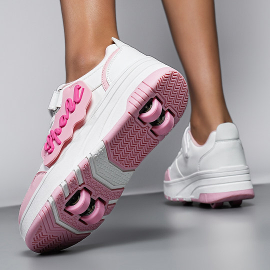 暴走鞋女童2025秋冬季新款儿童运动四轮女孩中大童溜冰爆走轮滑鞋