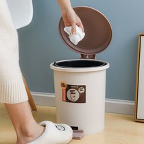 Trash can home kitchen big number pedal with cover garbage cylinder foot Toilet Toilet toilet Living room Bedroom Bedroom