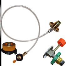 Oxygen cylinder conversion joint outdoor stove pipe-type long gas tank flat gas tank inflatable valve inflatable conversion head liquid