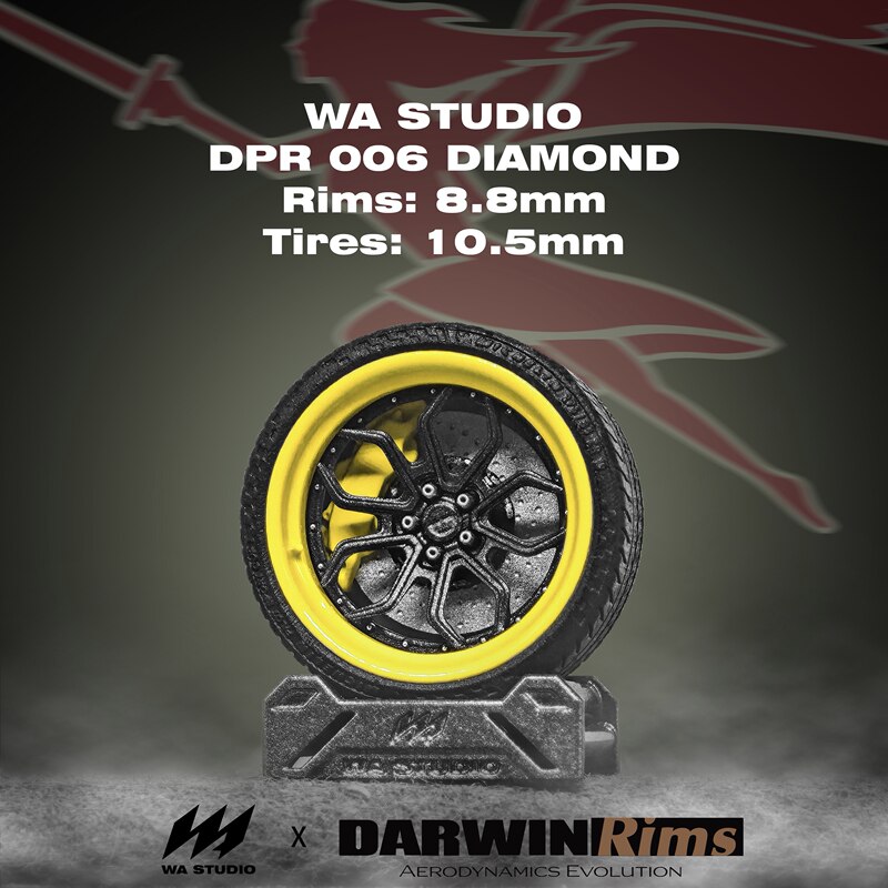 [Pre-Sale] Wa Studio 1/64 Dpr 006 Static Wheel Hub -8.8Mm Regular Model Darwin