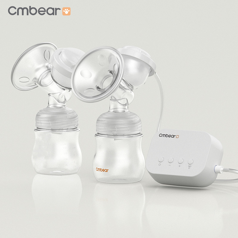 brelast pump brand new bilateral electric breast pump multi-gear mode regulating miller English version