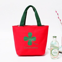 Красный четырехлистный холст материал без запаха хорошего качества