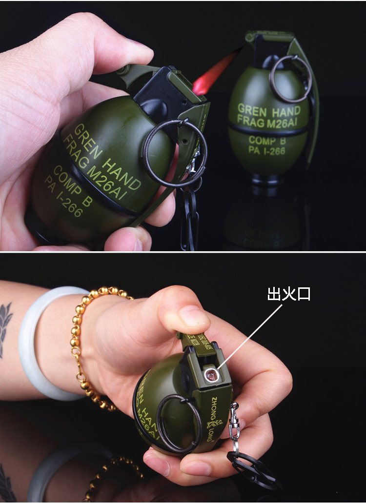 Mới lạ chống gió nhẹ hơn cá tính sáng tạo kim loại mô hình quân sự bộ sưu tập mô hình CSGO ăn gà trò chơi xung quanh bật lửa điện