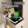 Бежево-серая прикроватная тумбочка small cabinet smart mini с замком для отпечатков пальцев 2024 новый дизайнерский маленький шкаф низкий шкаф mini 4