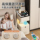 Бежево-серая прикроватная тумбочка small cabinet smart mini с замком для отпечатков пальцев 2024 новый дизайнерский маленький шкаф низкий шкаф mini 3