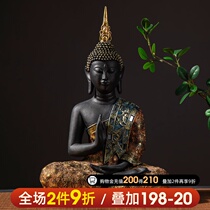 Thailand Buddha statue garden garden decoration balcony decoration villa outdoor flower pot