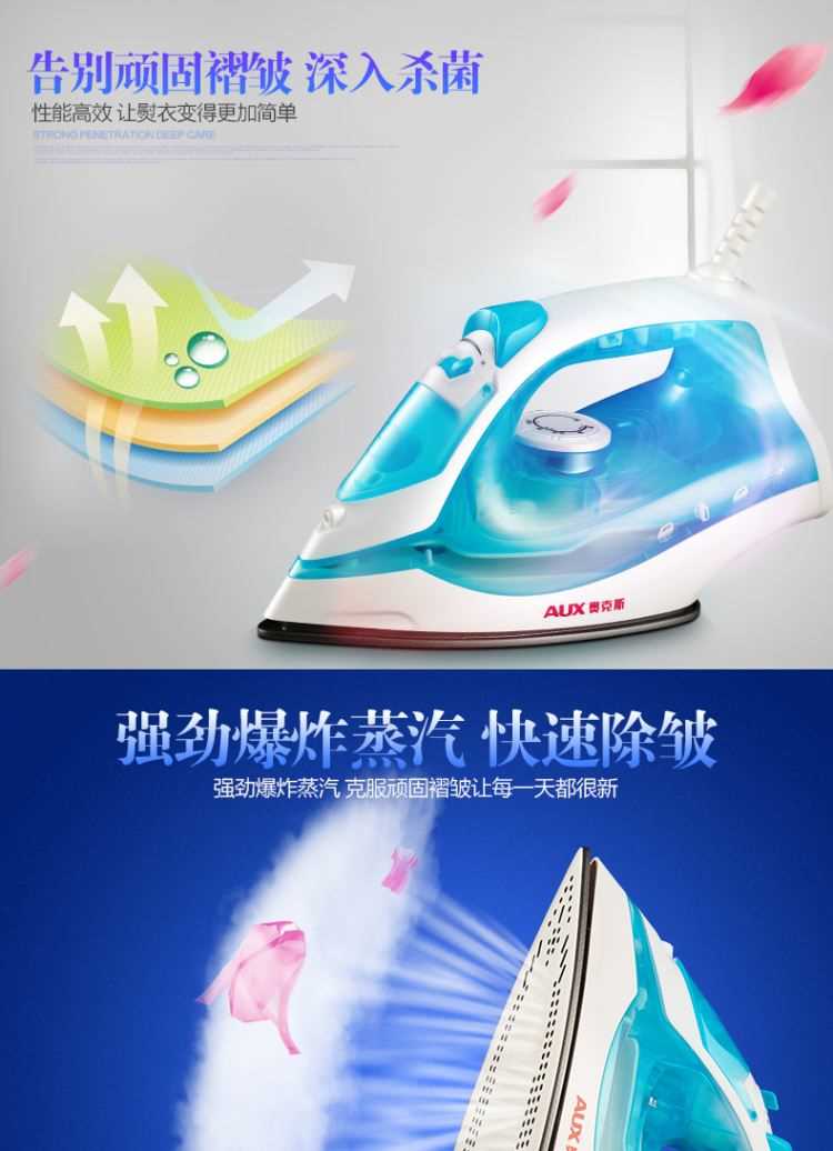 Quần áo phòng ngủ gia đình, hơi nước, thiết bị điện, bàn là, bàn ủi điện cầm tay, xô, thiết bị nhỏ, in ấn, thoải mái, chóng mặt - Điện sắt bàn là cầm tay hơi nước