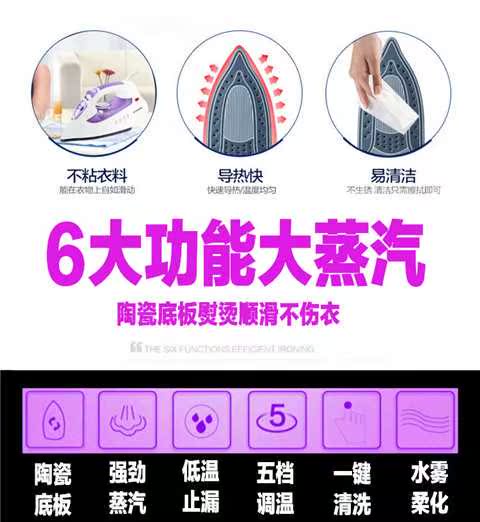 bàn là mini Red Heart ủi sắt Quần áo Giặt khô Hộ gia đình Công suất cao cầm tay Mini Steam Iron - Điện sắt bàn ủi philips hd1172