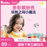 Детский милый лак для ногтей с экстрактом растений без запаха, быстрое высыхание, можно стирать, Южная Корея