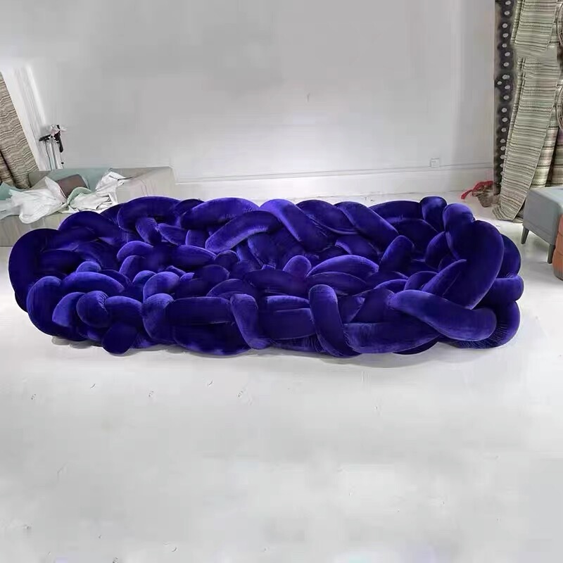 Python Sofa Modern Minimalist Creative Designer Snake Sofa Italian Scandinavian Special-Shaped Winding Weaving Living Room