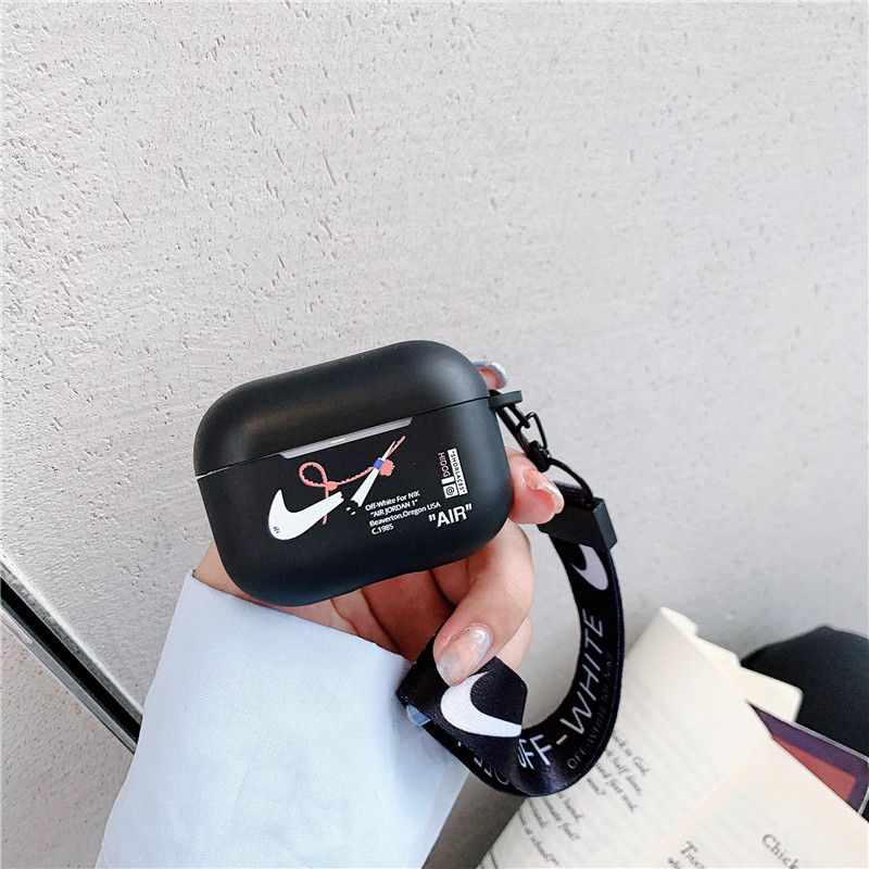 Suitable for airpods protective sleeve pro headphone sleeve 1 2 3 generations Apple three generations protective shell frosted shell lanyard