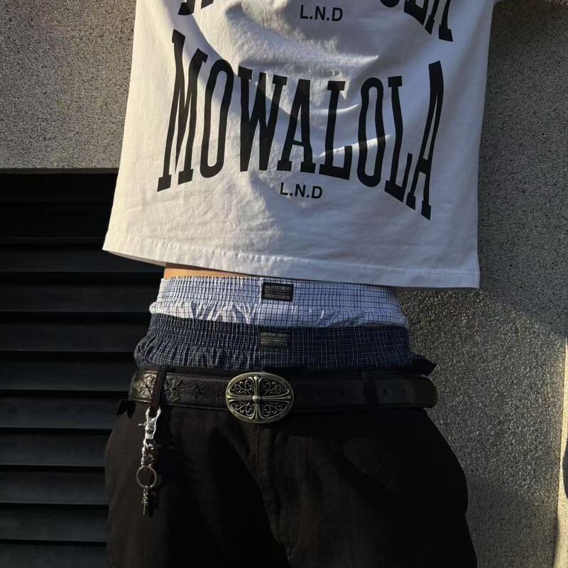 [in Stock] Cmss Independent Mowalola Black and White Slogan Print Short-Sleeve Opium Style