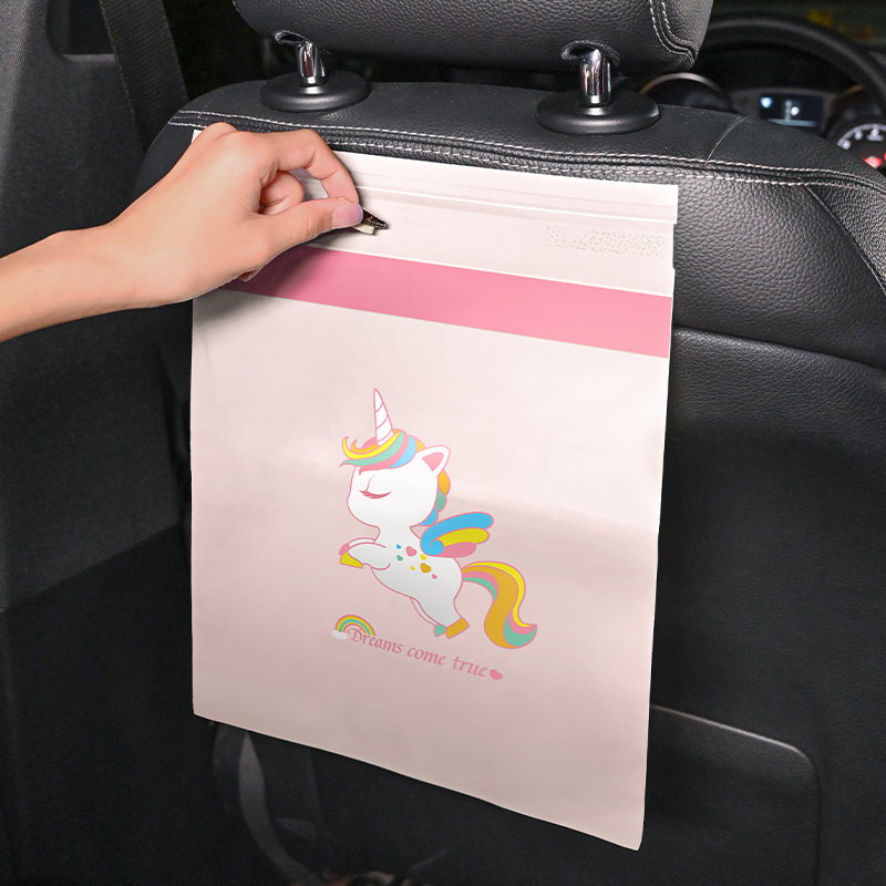 Leave no marks Rabbit years on-board garbage bag stickup style car Rubbish Bins Cars Good Things Clean Bags-Taobao