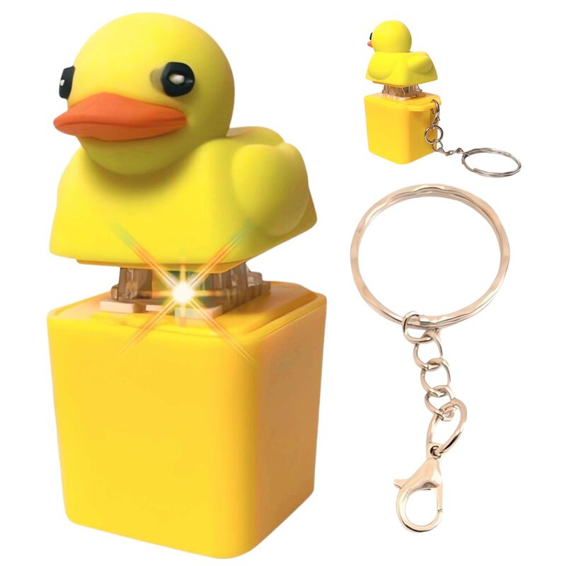 Cross-Border Hit That Quacks Quacking Duck Fidg Little Yellow Duck Stress Relief Sound Keychain Cross-Border Hit That Quacks Quacking Duck Fidg Little Yellow Duck Stress Relief Sound Keychain