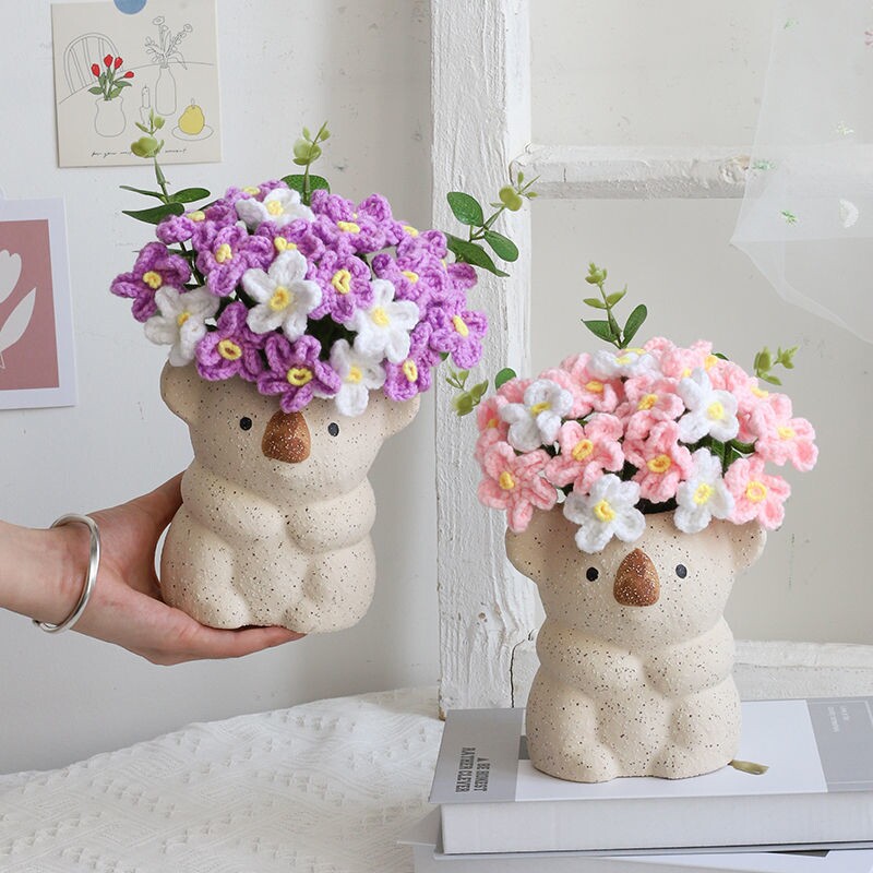 Diy Creative Do not forget my bouquet wire handknitted cotton cute koala koala koala gift girlfriend