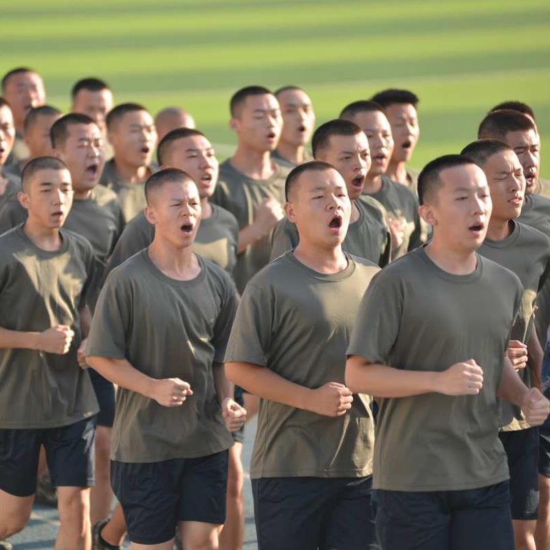 Summer Outdoor Authentic Military Training Physical Fitness Training Suit for Men, Military Fan Training T-Shirt, Shorts, Breathable Quick-Drying Short-Sleeved Shirt