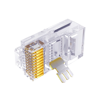 Baike SJT-6T Category 6 RJ45 unshielded through-hole network crystal head RJ45 100 pieces package