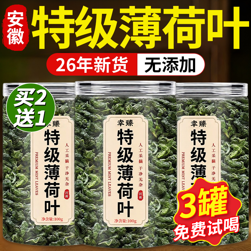 Premium Fresh Mint Leaves for Consumption, Clearing Heat and Reducing Internal Fire, Dried Mint Leaves for Tea Bags, Chinese Medicinal Herbs, Cooling and Refreshing