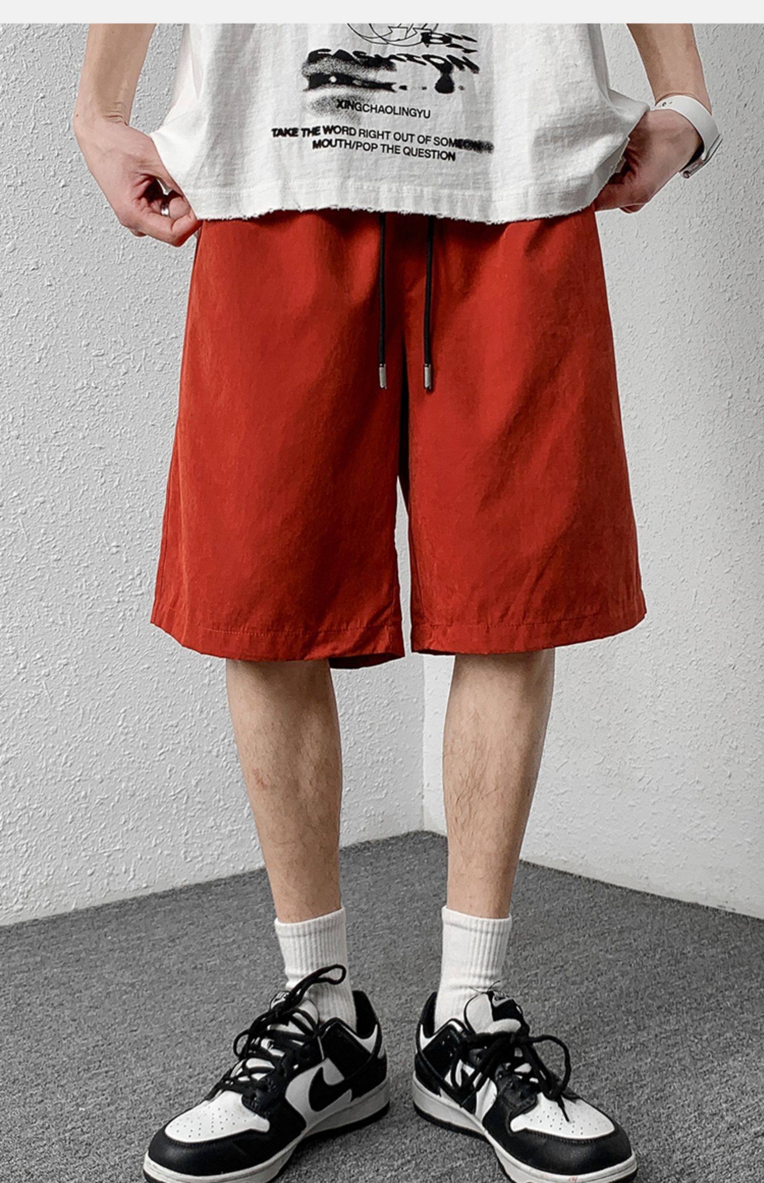 森马旗下 GLM 夏季美式重磅潮牌篮球男式运动中裤 *2条 天猫优惠券折后￥59.8包邮 麂皮绒、冰丝、棉麻多色可选