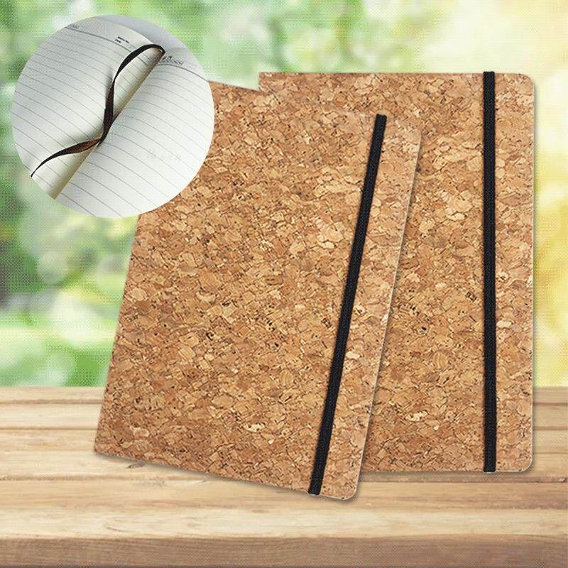 Cork notebook notebook A 5 notebook hard face cross - border spot can be printed with business cork