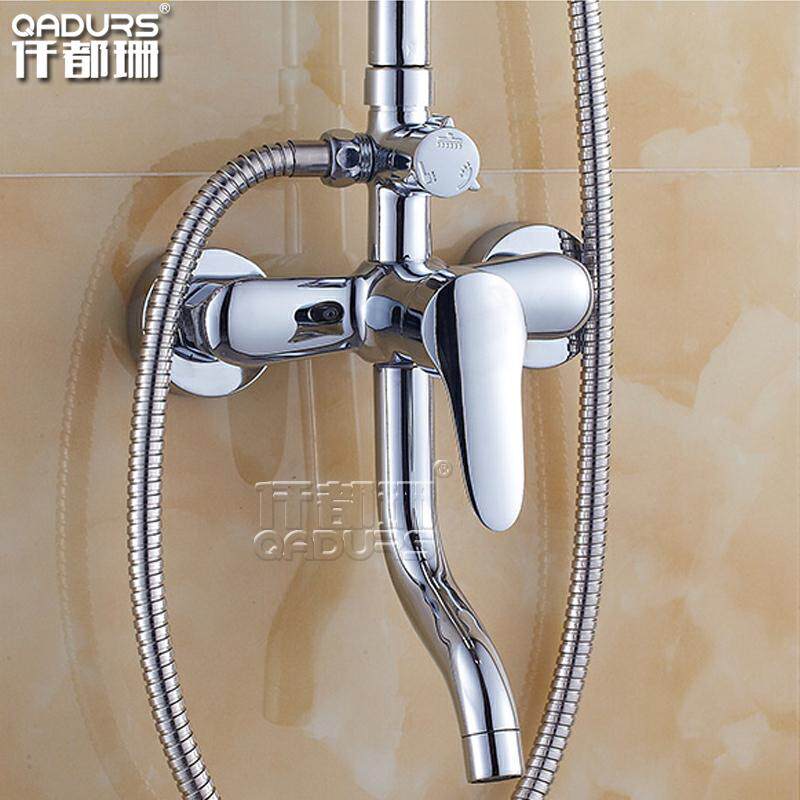 Water mixing valve hot and cold water tap bathroom water heater shower head mixed switch accessories large full shower cylinder bath shower nozzle