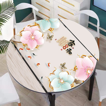 Pvc soft glass waterproof oil-proof anti-scalding thickened tablecloth Pvc soft glass waterproof oil-proof anti-scalding thickened tablecloth