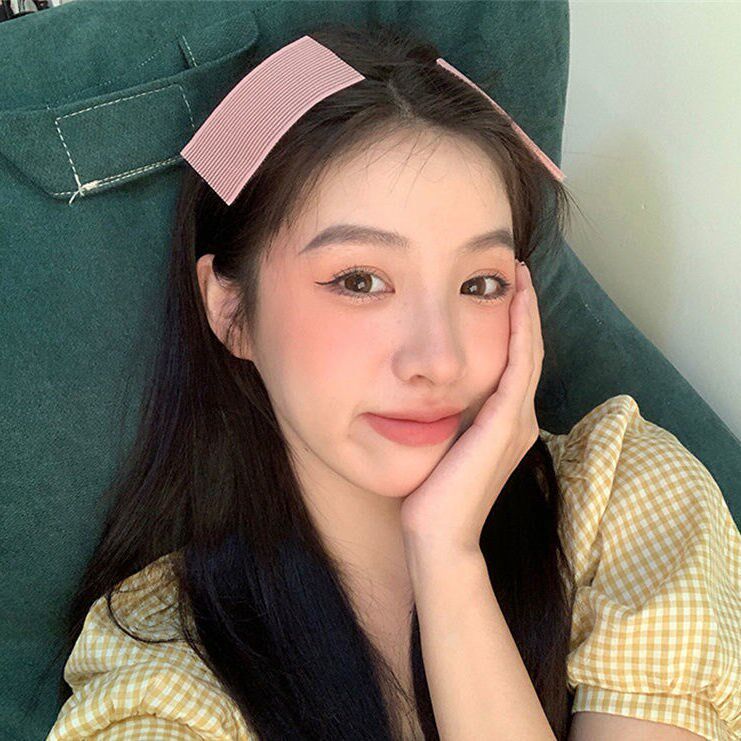 Liuhai hair stickers hair stickers sticky broken hair large bangs clip forehead stickers hair sticky hair Velcro adult face washing artifact