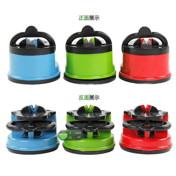 Home Suction Cup Grinding Knife Stone Korea Mini Tungsten Steel Sharpening Machine Home Kitchen Outdoor Portable Knife Sharpeners