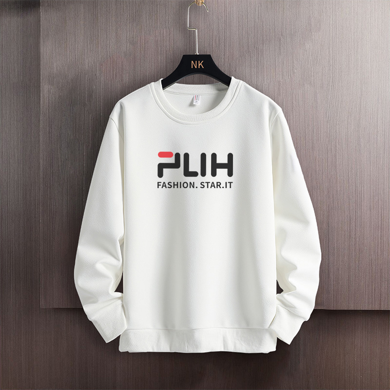 Fila flagship store official flagship round neck thick cotton T men's spring 2021 new youth trend men's clothes