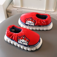 SC3158 красная меховая сумка на каблуке