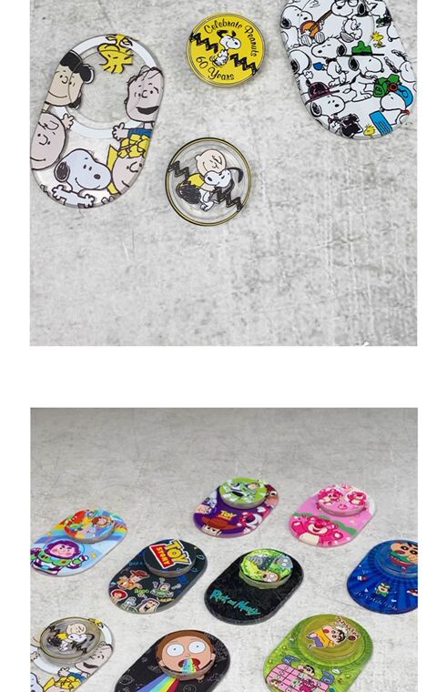 Cartoon Nintendo Rick N Morty Mario Removable Suction Cap – MagSafe Magnetic Ring Finger Holder Kickstand – Accessories – 15