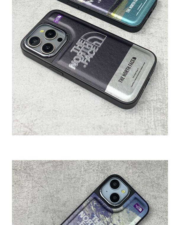 The North Face Fashionable15Phone Electroplated Synthetic Leather 15, 14, 13 iPhone Case