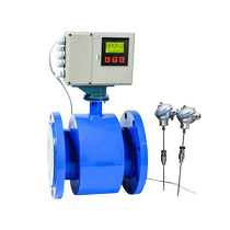 Electromagnetic flow meter intelligent cold and heat meter cold water hot water energy heating meter central air conditioning sensor direct sales