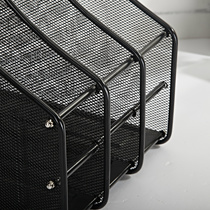 Sufa Zhengyou a8043 three-grid file column office file storage file rack grid stainless steel file frame