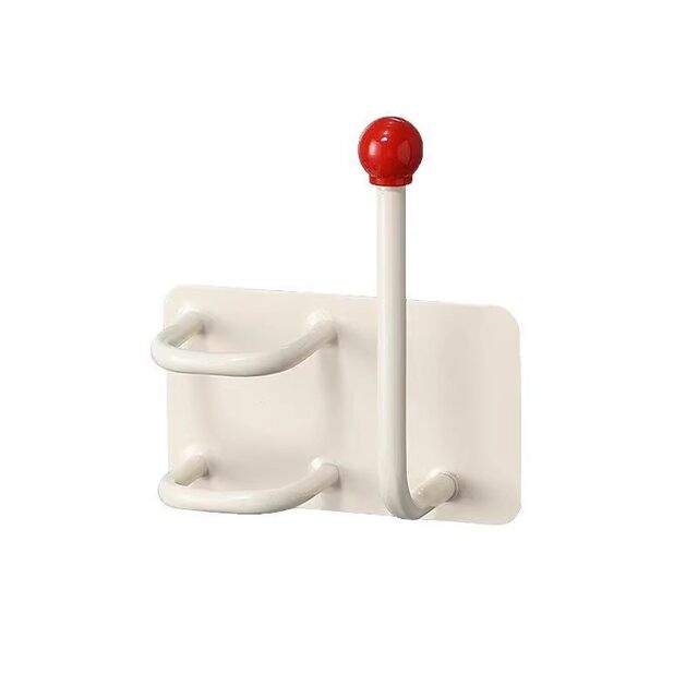 Bathroom Comb, Hair Tie, Hairband, Headband Hook, Bathroom Wall-Mounted Storage Rack, No-Drill Storage Shelf, Jewelry Adhesive Hook