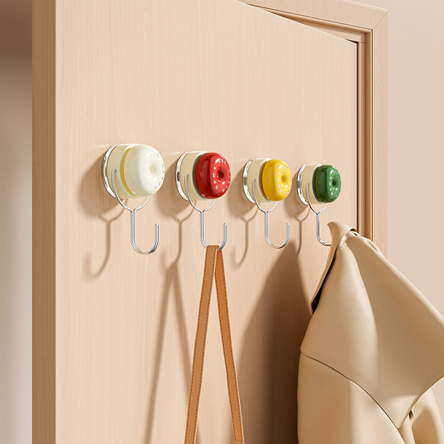 Dopamine Suction Cup Hooks for Bathroom, Toilet, Bedroom, Home Storage and Organization, Kitchen, Strong Load-Bearing, Traceless and Removable