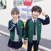 Kindergarten Garden Clothing Spring Autumn Clothing Children Banfu Sportswear Sportswear Three Sets Autumn College Wind Elementary School Uniform Suit