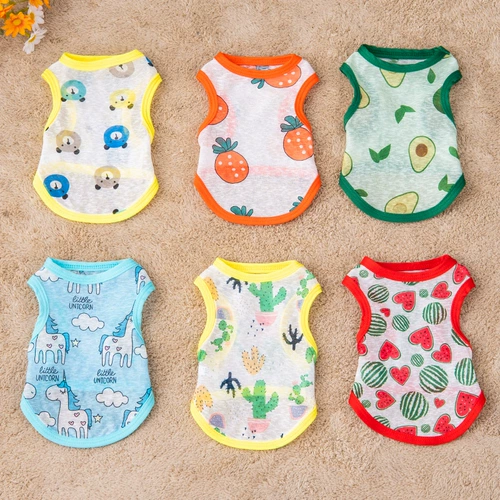 Одежда для щенка в летнем тонкая кошка Тедди Бибел Белит Лето маленькие щенки питомца милый