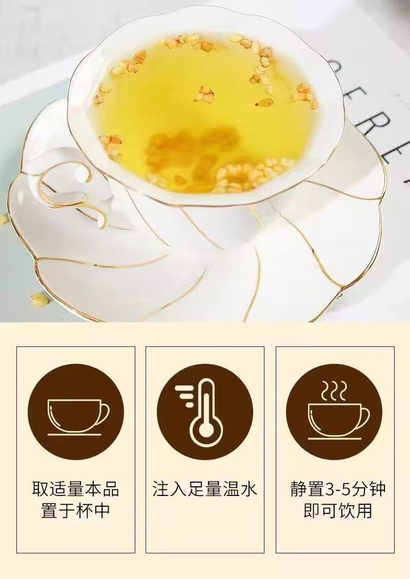 Tartary Buckwheat Tea Huang Kuqiao Cha 500g Sichuan Daliangshan Roasted Grain Tea Sugar Free Canned Pack preparation