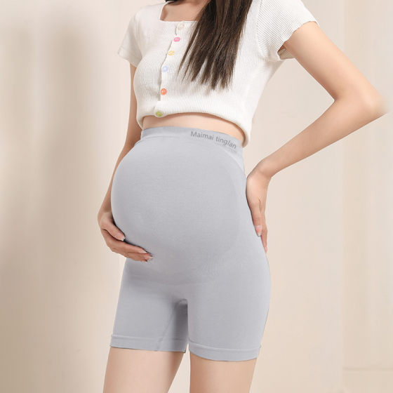 孕妇安全裤夏季薄款二合一免穿内裤外穿防走光加大码短裤孕妇夏装